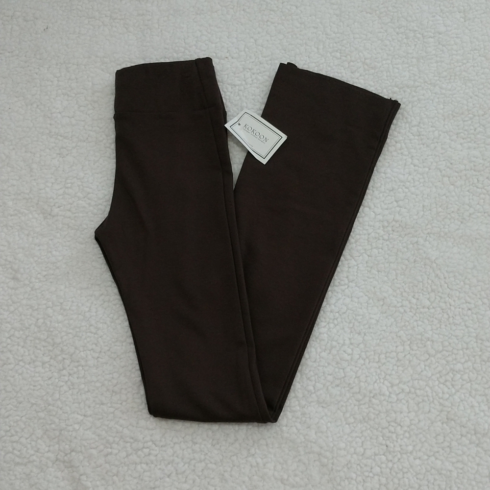 NWT Brown Kokoon Yoga Pants Size S